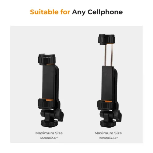 K&F Concept KF31.084 MS-12 Double Cold Shoe Mobile Holder - Image 3